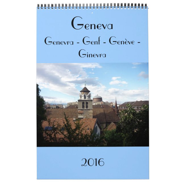 Calendrier Mural Genève Suisse 2016 (Protection)