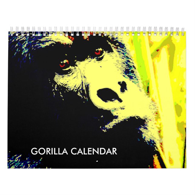 Calendrier Mural Gorilla (Protection)