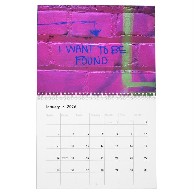 Calendrier Mural Graffiti 2010 (Jan 2026)