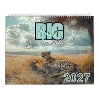 Calendrier mural Grand Chat 2027
