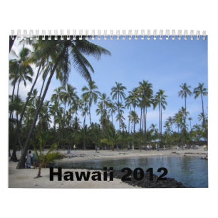 CALENDRIER MURAL HAWAÏ 2012