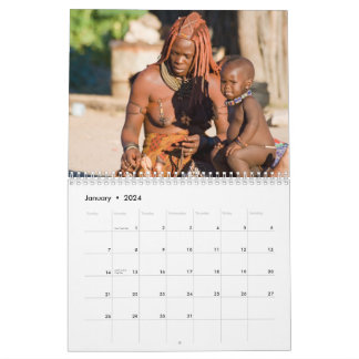 Calendrier mural Himba