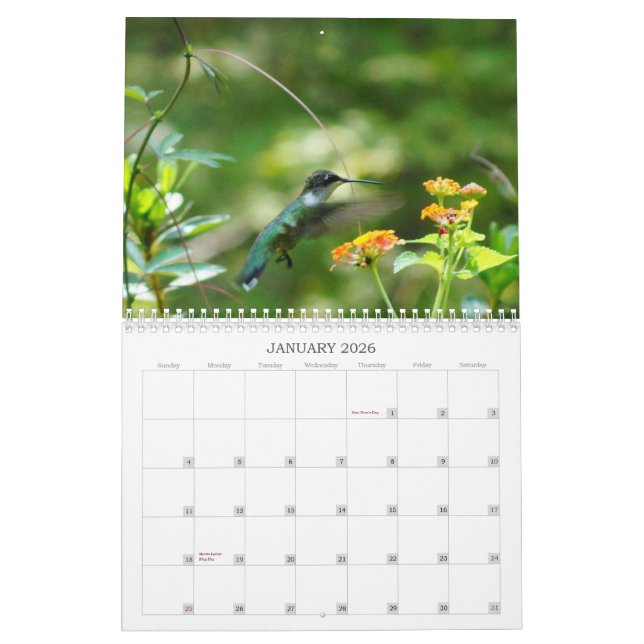 Calendrier Mural Humm avec moi ! (Jan 2026)