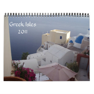Calendrier Mural Îles grecques 2011