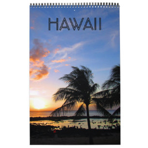 Calendrier Mural îles hawaï 2026