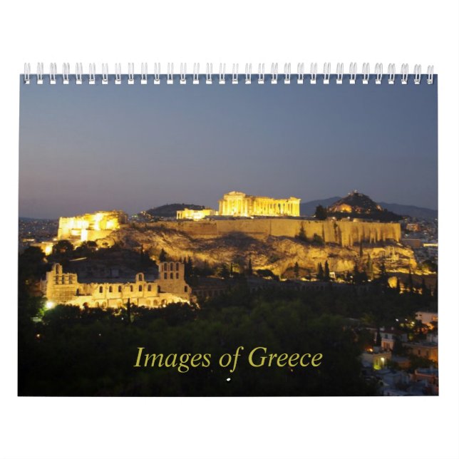 Calendrier Mural Images de Grèce (Protection)