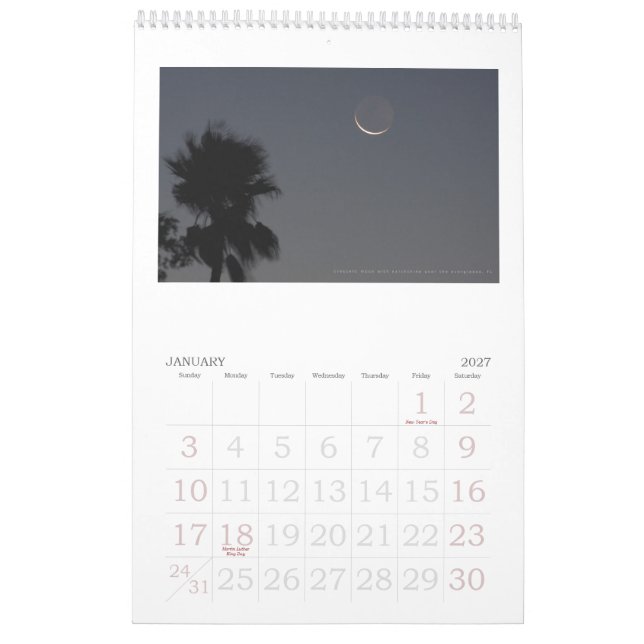 Calendrier Mural images des everglades, floride (Jan 2027)