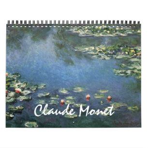 Calendrier Mural Impressionnisme vintage Art by Claude Monet