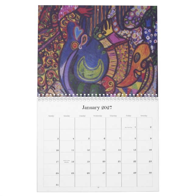 CALENDRIER MURAL INSPIRATIONS 2009 (Jan 2027)
