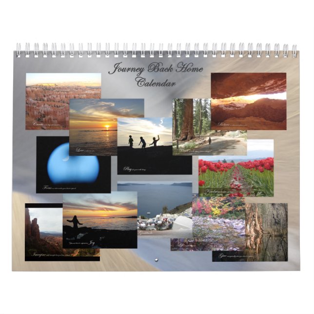 Calendrier mural inspiré à la maison arrière de (Protection)