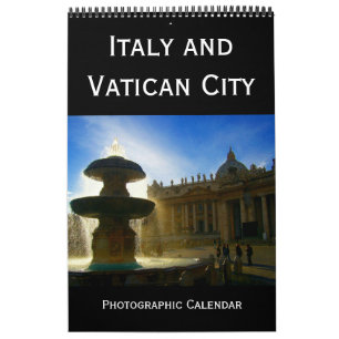 Calendrier Mural italie et vatican