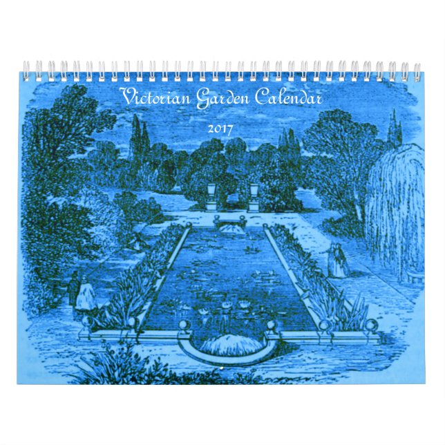 Calendrier Mural Jardin victorien (Protection)