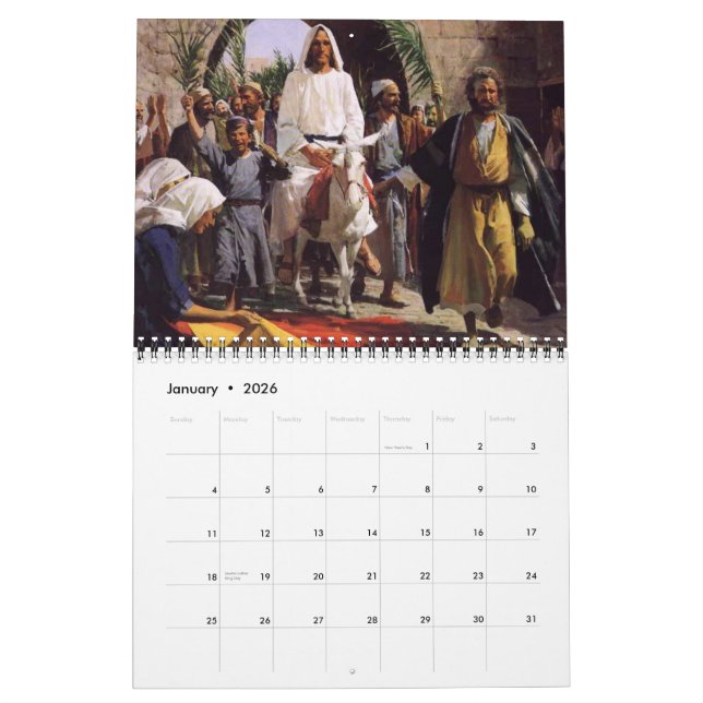 Calendrier Mural Jésus t'aime (Jan 2026)