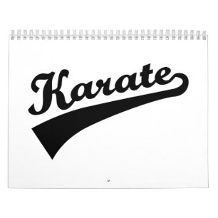 Calendrier Mural Karaté