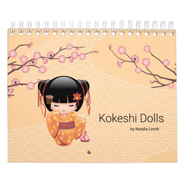 Calendrier Mural Kokeshi Dolls EP (Protection)