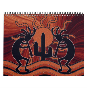 Calendrier Mural Kokopelli Sud-Ouest