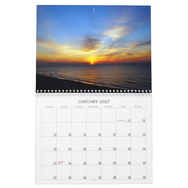 Calendrier Mural La beauté de la nature (Jan 2027)