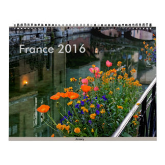 Calendrier Mural La France 2016