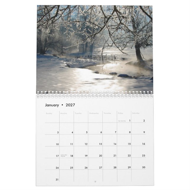 Calendrier Mural La Merveilleuse Nature 2012 (Jan 2027)