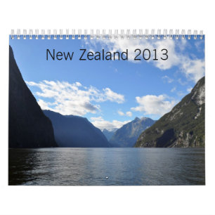 Calendrier Mural La Nouvelle Zélande 2013