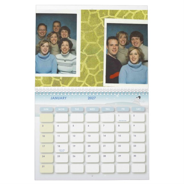CALENDRIER MURAL LÀ OÙ NOUS AIMONS EST MAISON, LA MAISON QUE LES (Jan 2027)