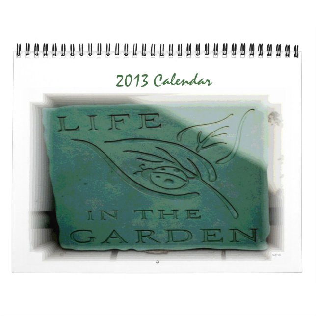 Calendrier Mural La vie dans le jardin (Protection)