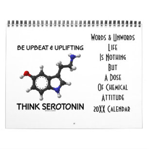 Calendrier Mural La vie n'est rien mais l'attitude chimique 20XX