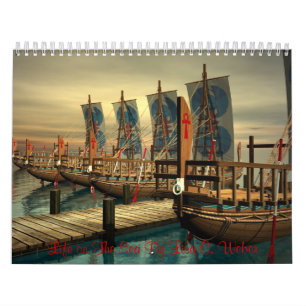 Calendrier Mural La vie sur la mer par Lisa C. Weber-Nautique
