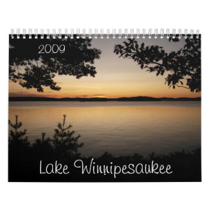 Calendrier Mural Lac Winnipesaukee, 2009