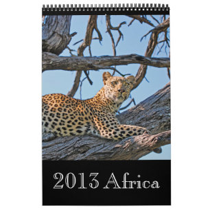 Calendrier Mural L'Afrique sauvage animale 2013 (TOUTE ANNÉE)