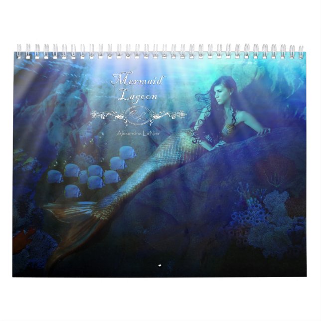Calendrier Mural Lagon de Mermaid (Protection)