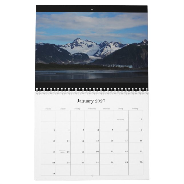 Calendrier Mural L'Alaska 2012 (Jan 2027)
