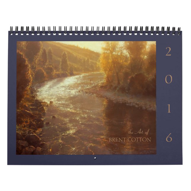 Calendrier Mural L'art du coton 2016 de Brent (Protection)