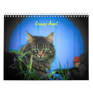 Calendrier Mural L'attitude de l'ange grincheux 16 mois