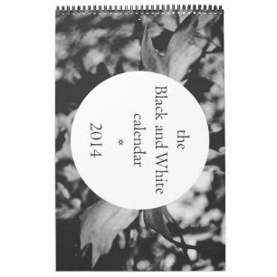 Calendrier Mural le Calendar*2104 noir et blanc