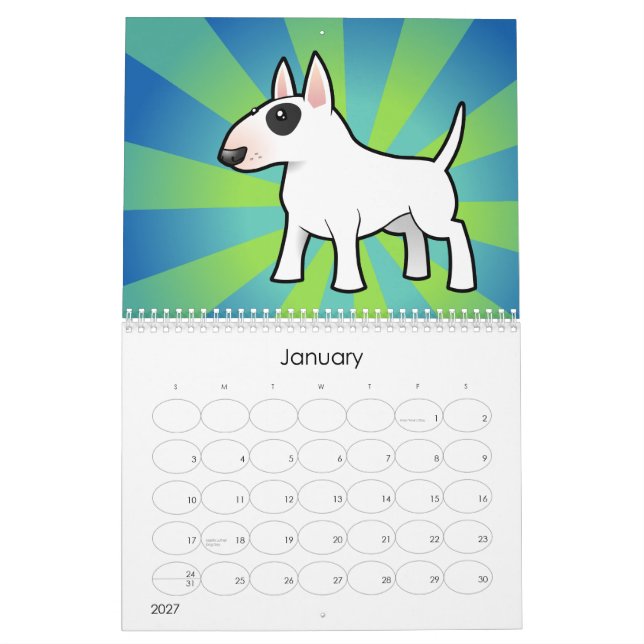 Calendrier Mural Le chien de bande dessinée multiplie 2011 (Jan 2027)