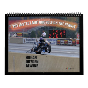 Calendrier Mural Le Dragbike le plus rapide sur la planète… Spon