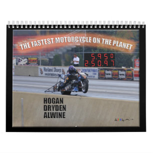 Calendrier Mural Le Dragbike le plus rapide sur la planète… Spon