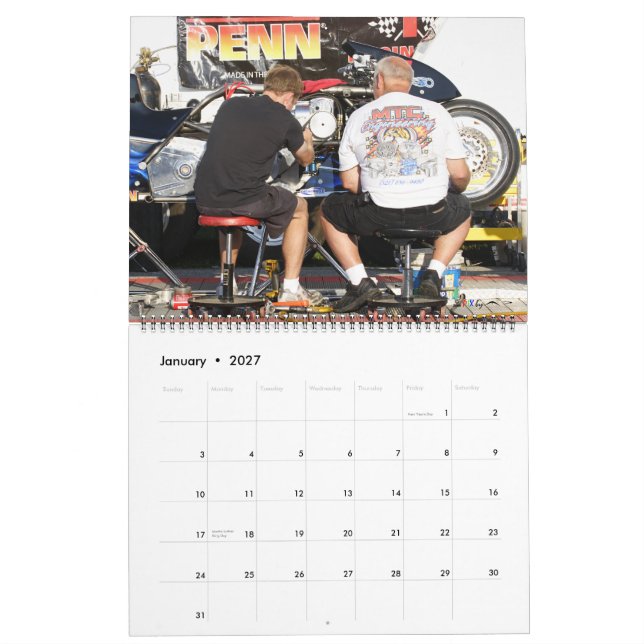 Calendrier Mural Le Dragbike le plus rapide sur la planète… Sponsor (Jan 2027)