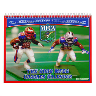 Calendrier Mural Le football de miniature de MFCA 2009