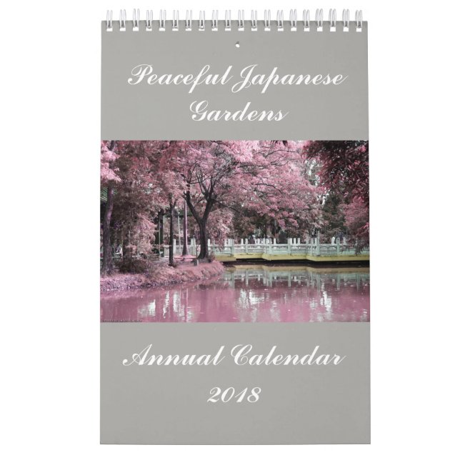Calendrier Mural Le Japonais paisible fait du jardinage le (Protection)