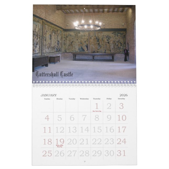 Calendrier Mural Le Lincolnshire (Jan 2026)