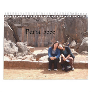 Calendrier Mural Le Pérou, 2009