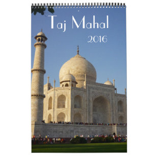 Calendrier Mural le Taj Mahal Inde 2016