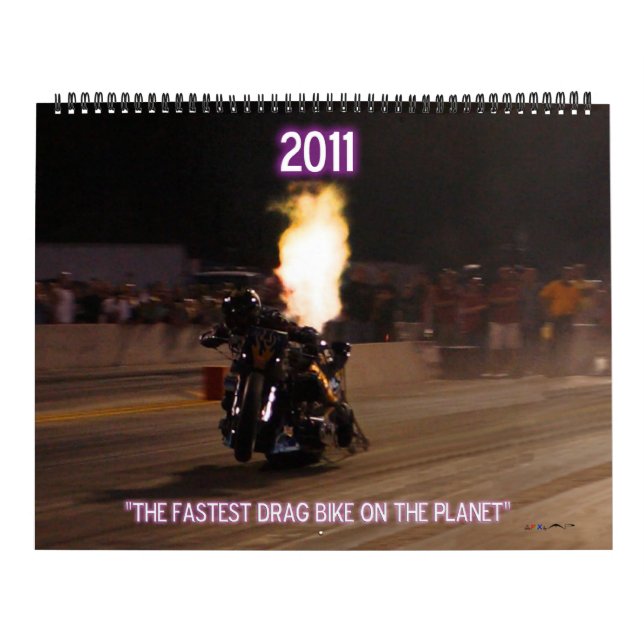 Calendrier Mural "Le vélo d'entrave de carburant supérieur le plus (Protection)