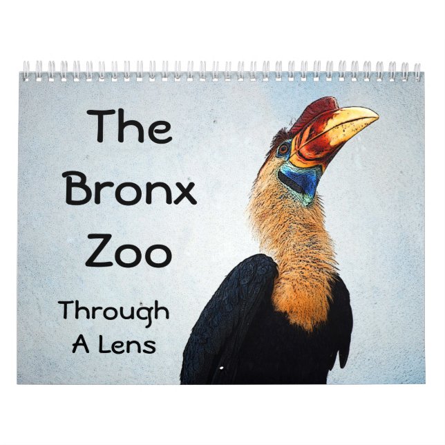 Calendrier Mural Le zoo de Bronx (Protection)
