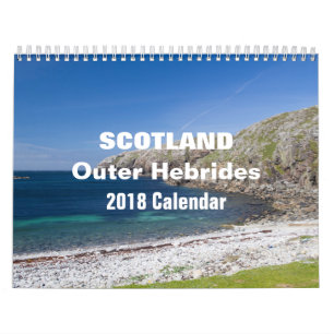 Calendrier Mural L'Ecosse Hebrides externe