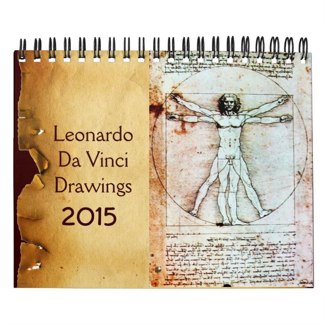 Calendrier Mural LEONARDO DA VINCI Dessins 2015 (Protection)