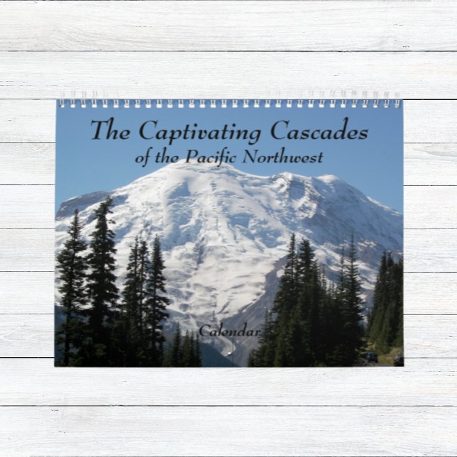 Calendrier Mural Les cascades captivantes du Pacifique Nord-Ouest (In Situ)