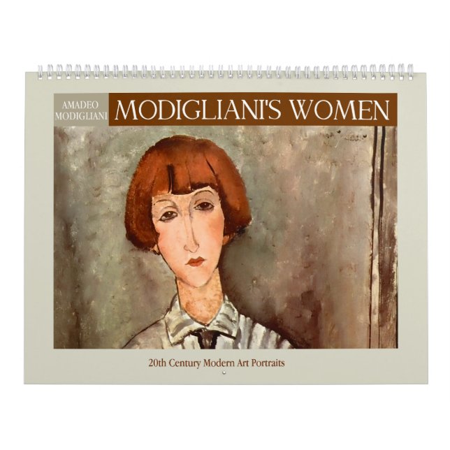 Calendrier Mural Les femmes de Modigliani 2026 (Protection)